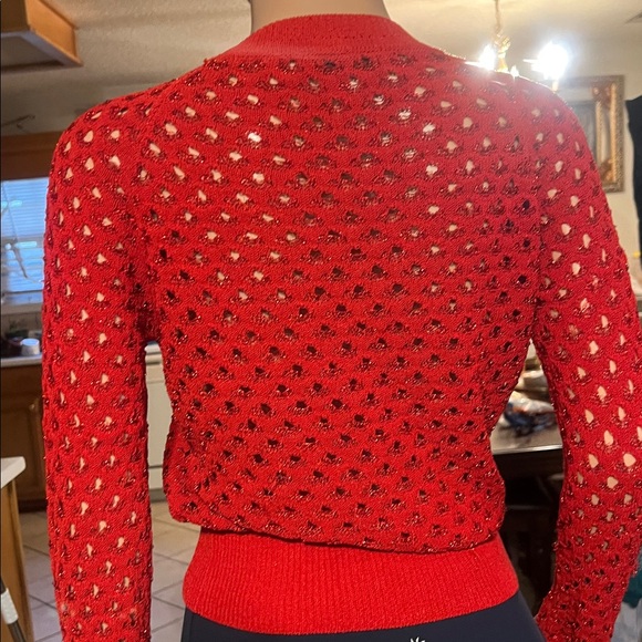 Zara Red Women's Crew Neck Sweater - Picture 4 of 4